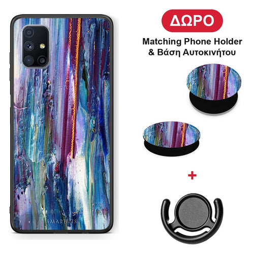 Paint Winter - Samsung Galaxy M51 θήκη + Δώρο Phone Holder & Βάση Αυτοκινήτου