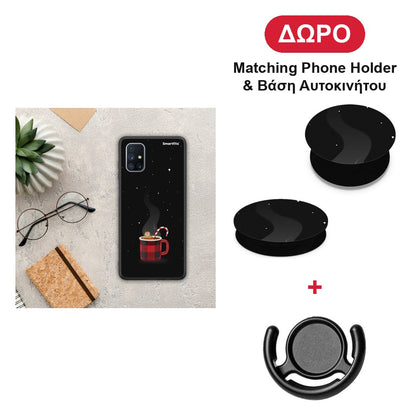 Xmas Bathing - Samsung Galaxy M51 θήκη + Δώρο Phone Holder & Βάση Αυτοκινήτου