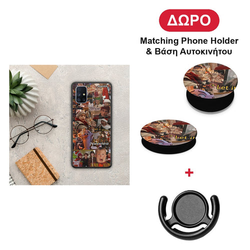 Xmas Wishes - Samsung Galaxy M51 θήκη + Δώρο Phone Holder & Βάση Αυτοκινήτου