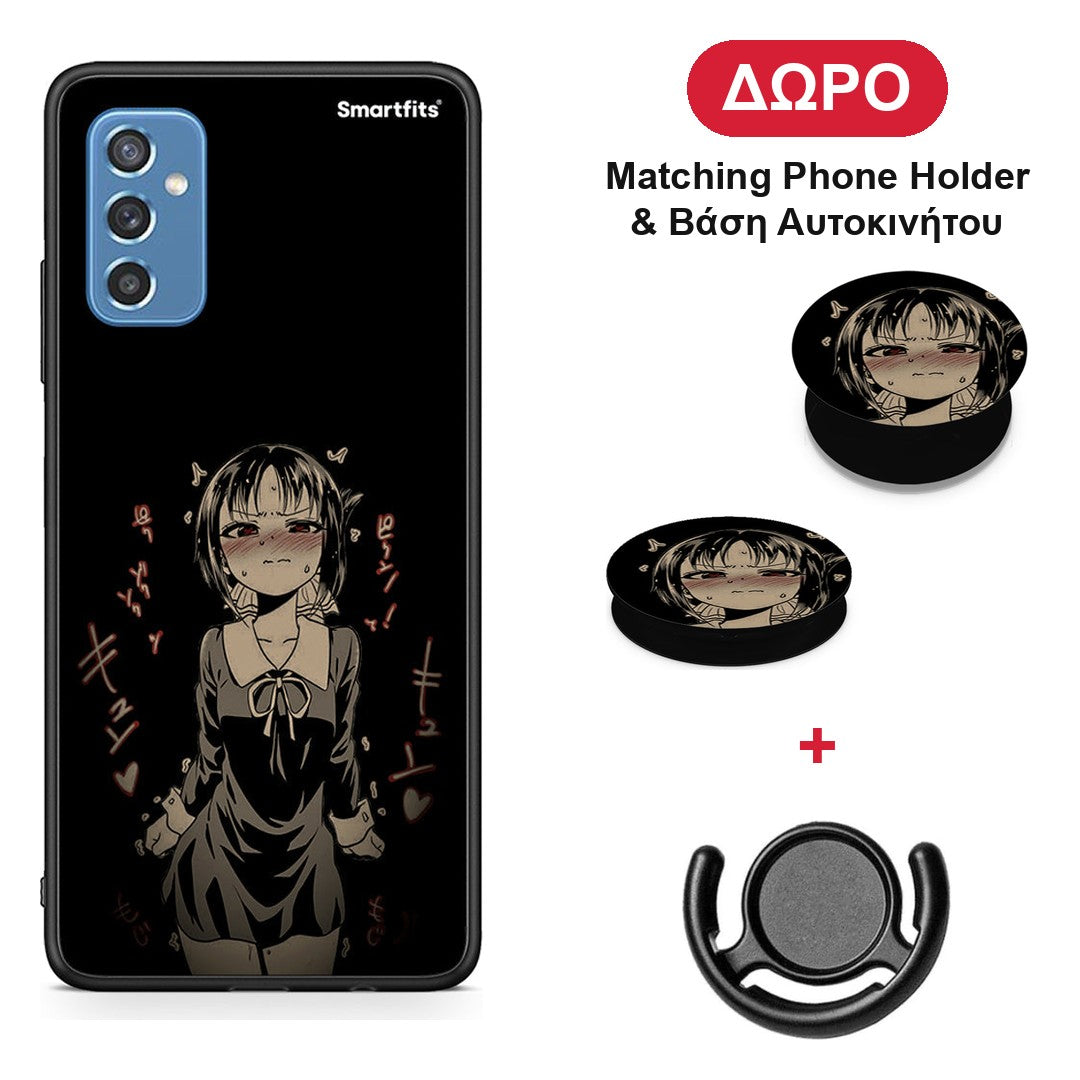 Anime Girl - Samsung Galaxy M52 5G θήκη + Δώρο Phone Holder & Βάση Αυτοκινήτου