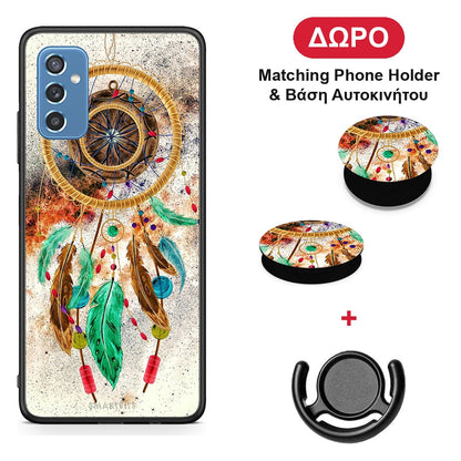 Boho DreamCatcher - Samsung Galaxy M52 5G θήκη + Δώρο Phone Holder & Βάση Αυτοκινήτου