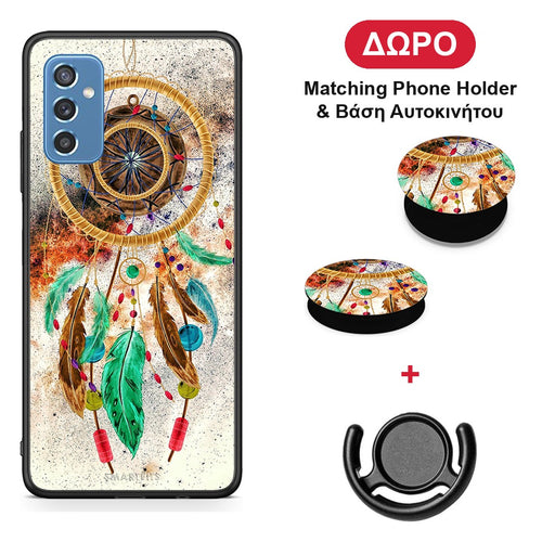 Boho DreamCatcher - Samsung Galaxy M52 5G θήκη + Δώρο Phone Holder & Βάση Αυτοκινήτου
