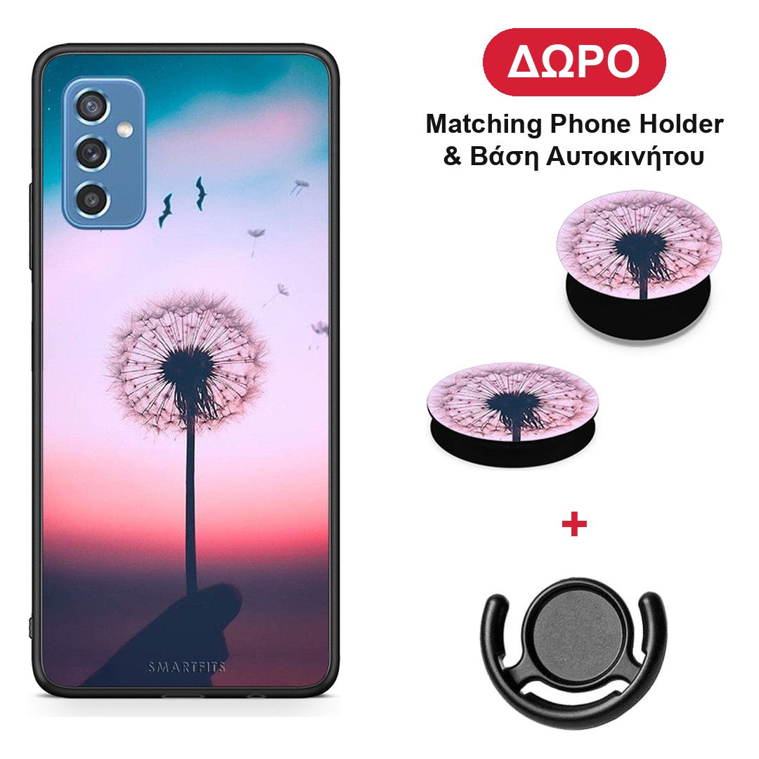 Boho Wish - Samsung Galaxy M52 5G θήκη + Δώρο Phone Holder & Βάση Αυτοκινήτου