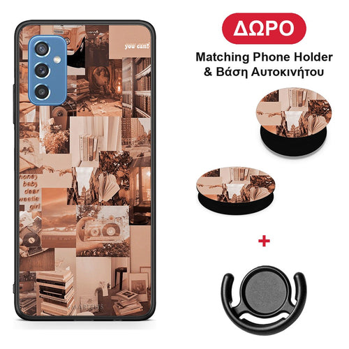 Collage You Can - Samsung Galaxy M52 5G θήκη + Δώρο Phone Holder & Βάση Αυτοκινήτου