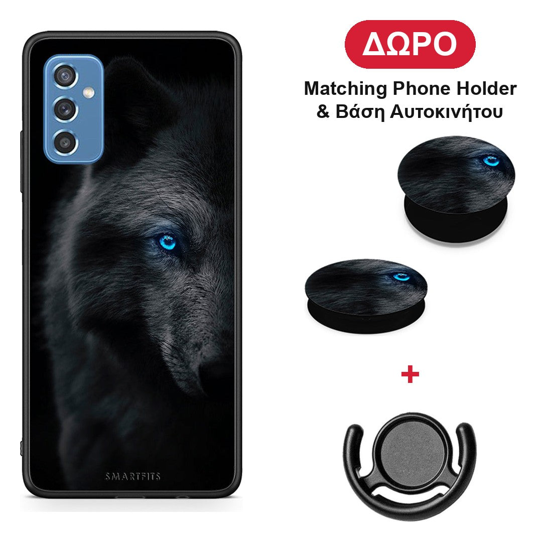Dark Wolf - Samsung Galaxy M52 5G θήκη + Δώρο Phone Holder & Βάση Αυτοκινήτου