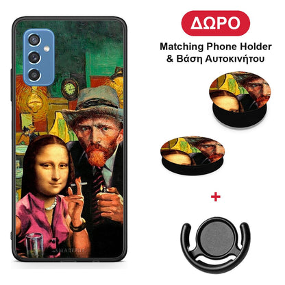 Funny Art - Samsung Galaxy M52 5G θήκη + Δώρο Phone Holder & Βάση Αυτοκινήτου