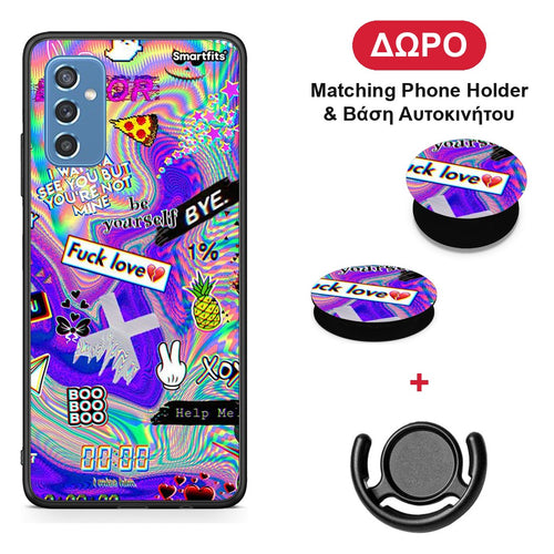 Game Over - Samsung Galaxy M52 5G θήκη + Δώρο Phone Holder & Βάση Αυτοκινήτου