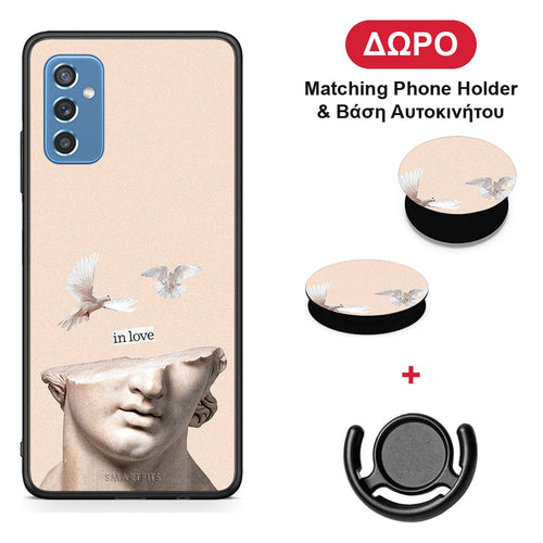 In Love - Samsung Galaxy M52 5G θήκη + Δώρο Phone Holder & Βάση Αυτοκινήτου