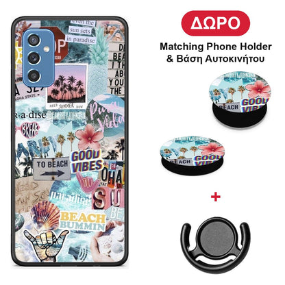 Summer Vibes - Samsung Galaxy M52 5G θήκη + Δώρο Phone Holder & Βάση Αυτοκινήτου