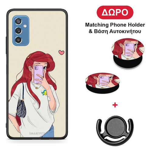 Walking Mermaid - Samsung Galaxy M52 5G θήκη + Δώρο Phone Holder & Βάση Αυτοκινήτου