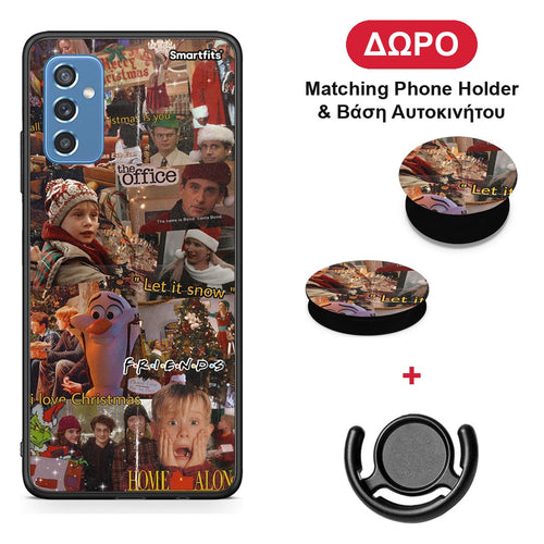Xmas Wishes - Samsung Galaxy M52 5G θήκη + Δώρο Phone Holder & Βάση Αυτοκινήτου