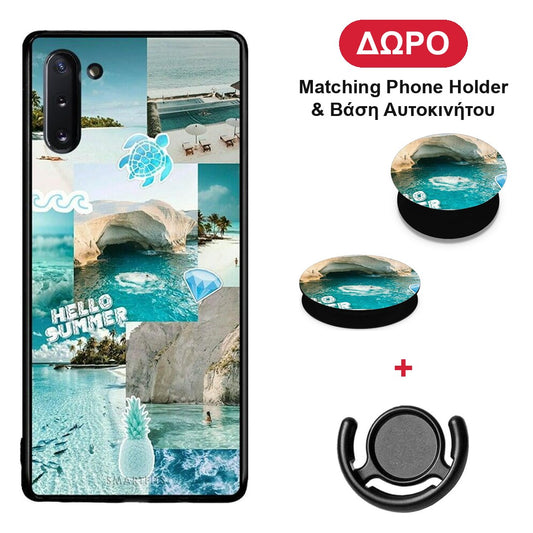 Aesthetic Summer - Samsung Galaxy Note 10 θήκη + Δώρο Phone Holder & Βάση Αυτοκινήτου