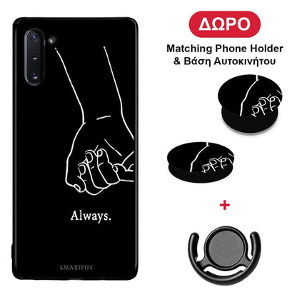 Always & Forever 1 - Samsung Galaxy Note 10 θήκη + Δώρο Phone Holder & Βάση Αυτοκινήτου