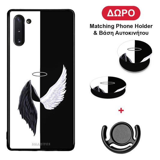 Angels Demons - Samsung Galaxy Note 10 θήκη + Δώρο Phone Holder & Βάση Αυτοκινήτου