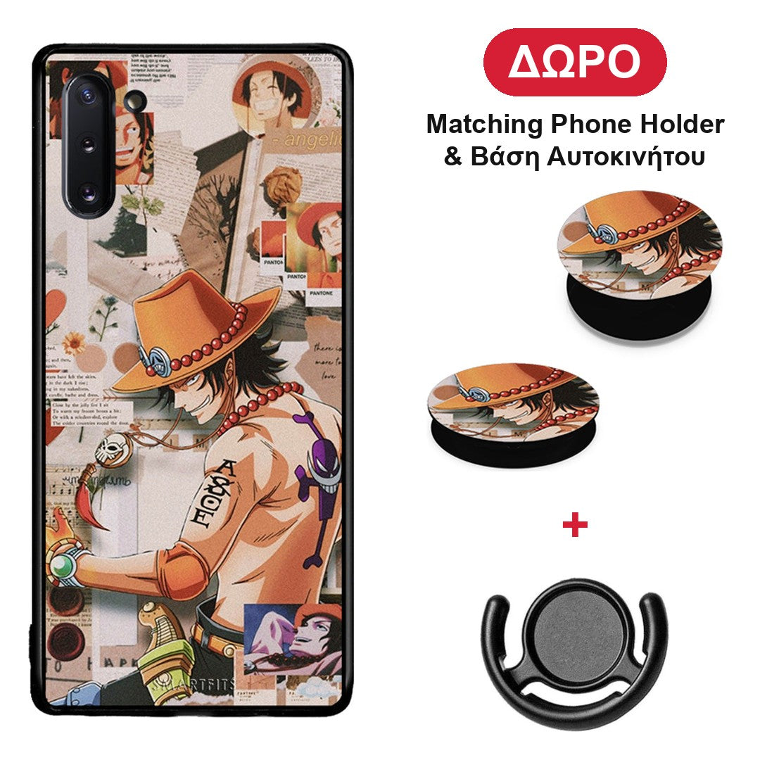 Anime Collage - Samsung Galaxy Note 10 θήκη + Δώρο Phone Holder & Βάση Αυτοκινήτου