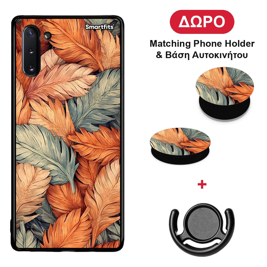 Autumn Leaves - Samsung Galaxy Note 10 θήκη + Δώρο Phone Holder & Βάση Αυτοκινήτου
