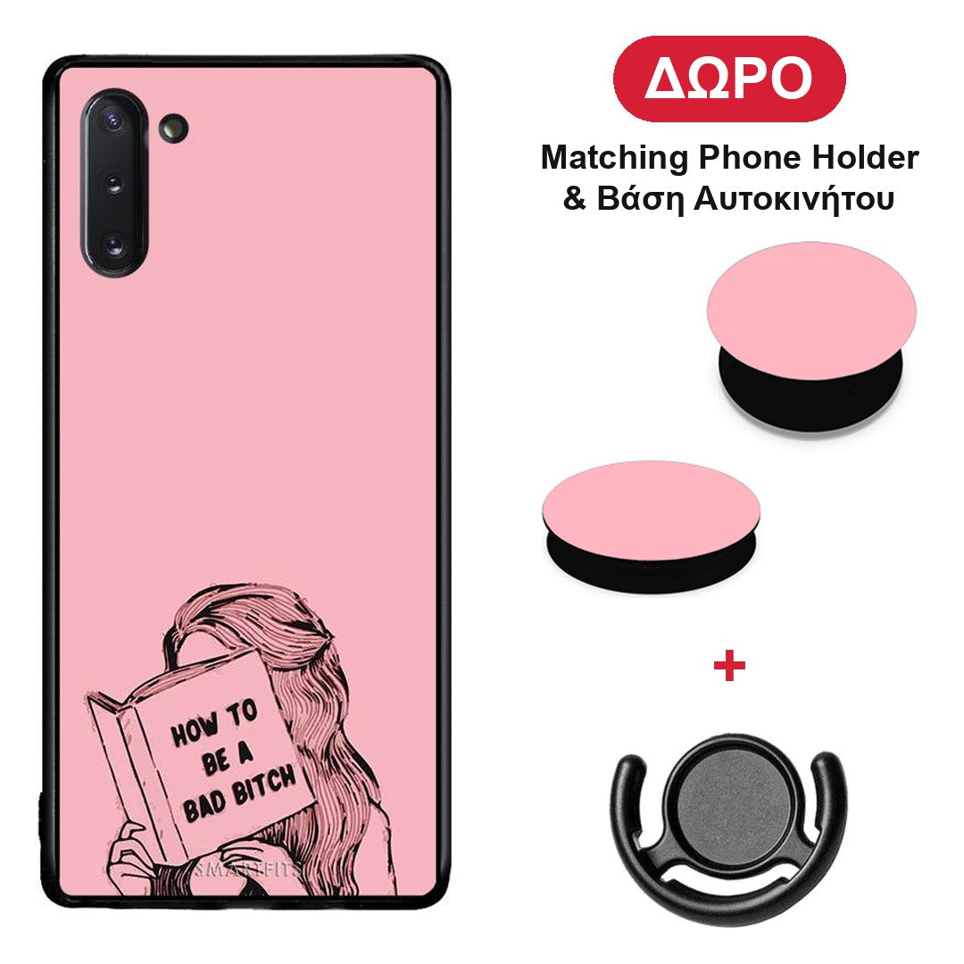 Bad Bitch - Samsung Galaxy Note 10 θήκη + Δώρο Phone Holder & Βάση Αυτοκινήτου