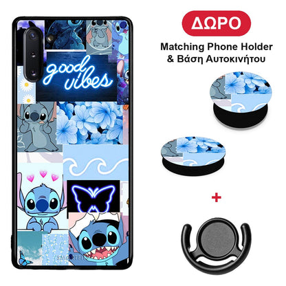 Collage Good Vibes - Samsung Galaxy Note 10 θήκη + Δώρο Phone Holder & Βάση Αυτοκινήτου