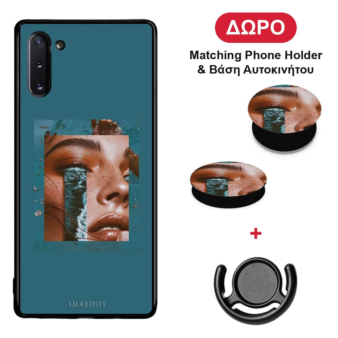 Cry An Ocean - Samsung Galaxy Note 10 θήκη + Δώρο Phone Holder & Βάση Αυτοκινήτου