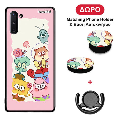 Cute Companion - Samsung Galaxy Note 10 θήκη + Δώρο Phone Holder & Βάση Αυτοκινήτου