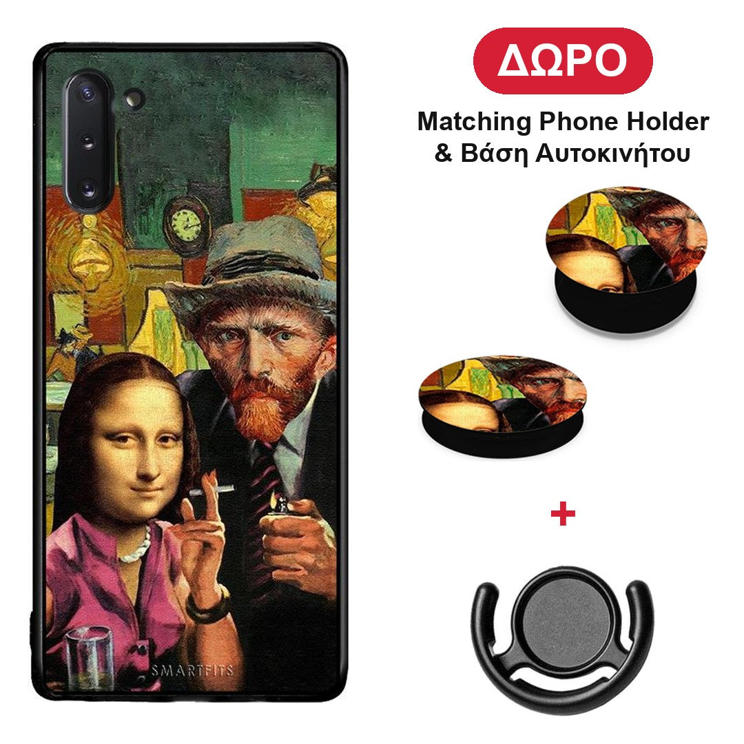 Funny Art - Samsung Galaxy Note 10 θήκη + Δώρο Phone Holder & Βάση Αυτοκινήτου
