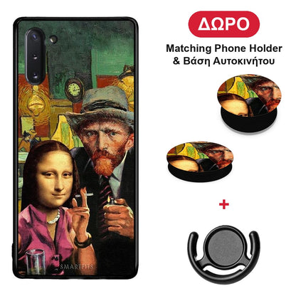 Funny Art - Samsung Galaxy Note 10 θήκη + Δώρο Phone Holder & Βάση Αυτοκινήτου
