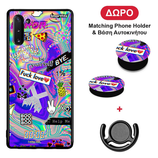 Game Over - Samsung Galaxy Note 10 θήκη + Δώρο Phone Holder & Βάση Αυτοκινήτου