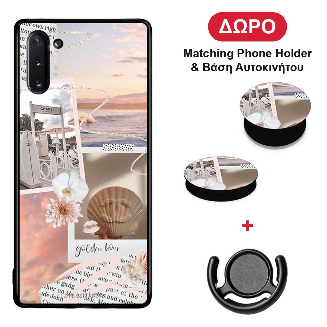 Golden Hour - Samsung Galaxy Note 10 θήκη + Δώρο Phone Holder & Βάση Αυτοκινήτου