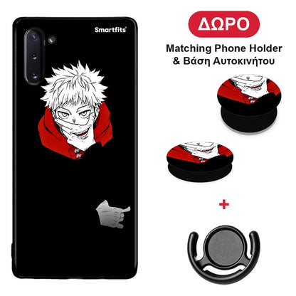 Itadori Anime - Samsung Galaxy Note 10 θήκη + Δώρο Phone Holder & Βάση Αυτοκινήτου