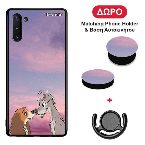 Lady And Tramp - Samsung Galaxy Note 10 θήκη + Δώρο Phone Holder & Βάση Αυτοκινήτου