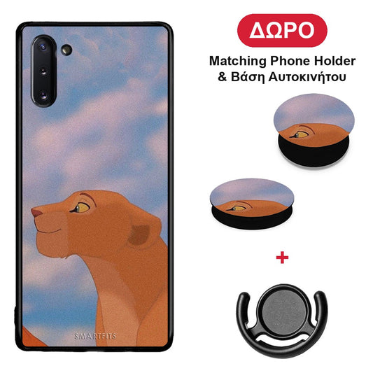 Lion Love 2 - Samsung Galaxy Note 10 θήκη + Δώρο Phone Holder & Βάση Αυτοκινήτου