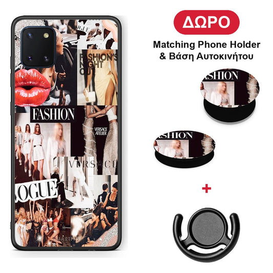 Collage Fashion - Samsung Galaxy Note 10 Lite θήκη + Δώρο Phone Holder & Βάση Αυτοκινήτου