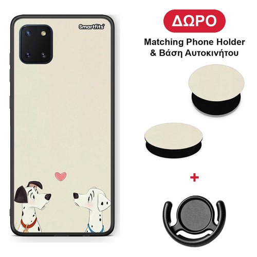 Dalmatians Love - Samsung Galaxy Note 10 Lite θήκη + Δώρο Phone Holder & Βάση Αυτοκινήτου