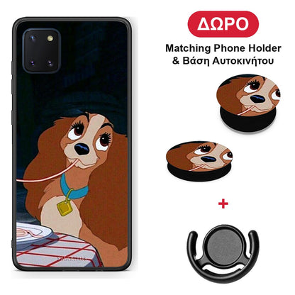 Lady And Tramp 2 - Samsung Galaxy Note 10 Lite θήκη + Δώρο Phone Holder & Βάση Αυτοκινήτου