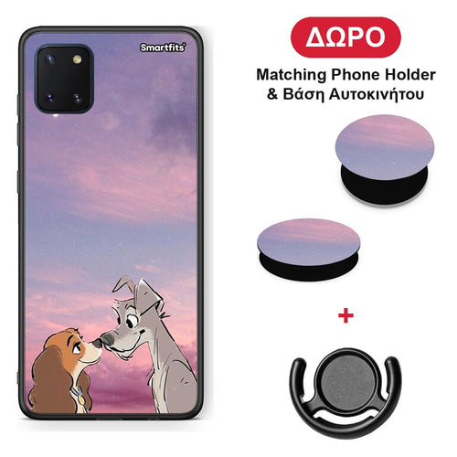 Lady And Tramp - Samsung Galaxy Note 10 Lite θήκη + Δώρο Phone Holder & Βάση Αυτοκινήτου