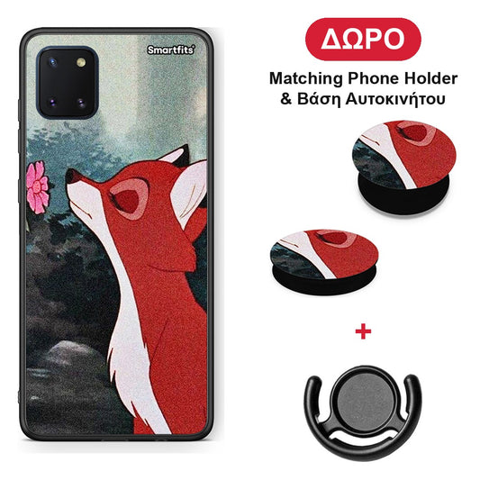 Tod And Vixey Love 2 - Samsung Galaxy Note 10 Lite θήκη + Δώρο Phone Holder & Βάση Αυτοκινήτου