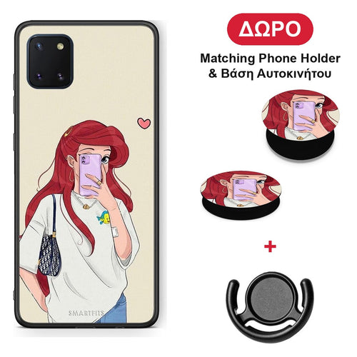 Walking Mermaid - Samsung Galaxy Note 10 Lite θήκη + Δώρο Phone Holder & Βάση Αυτοκινήτου