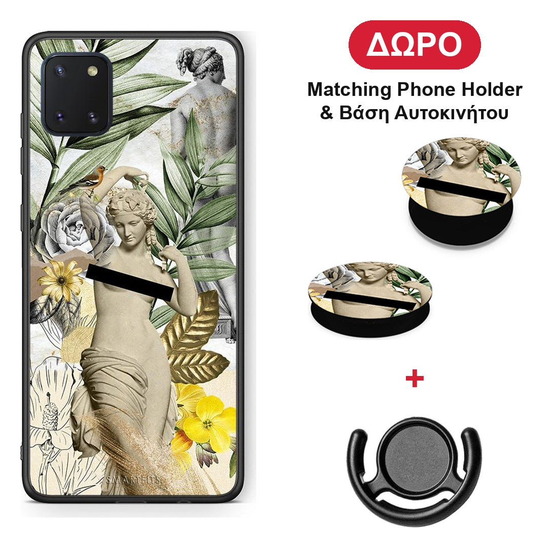 Woman Statue - Samsung Galaxy Note 10 Lite θήκη + Δώρο Phone Holder & Βάση Αυτοκινήτου