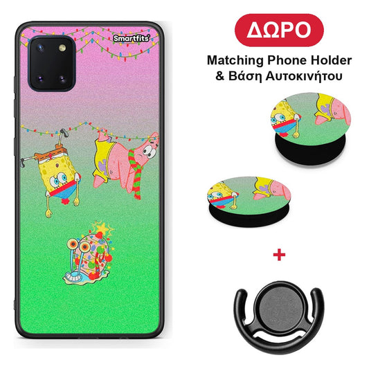 Xmas Lights - Samsung Galaxy Note 10 Lite θήκη + Δώρο Phone Holder & Βάση Αυτοκινήτου