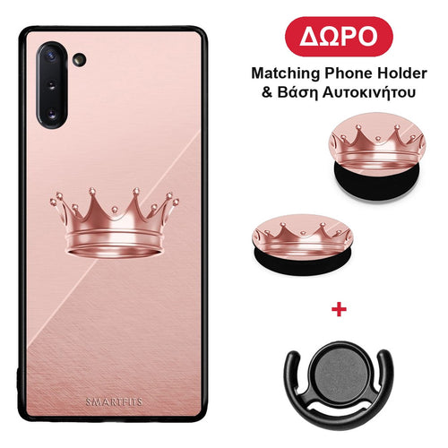 Minimal Crown - Samsung Galaxy Note 10 θήκη + Δώρο Phone Holder & Βάση Αυτοκινήτου