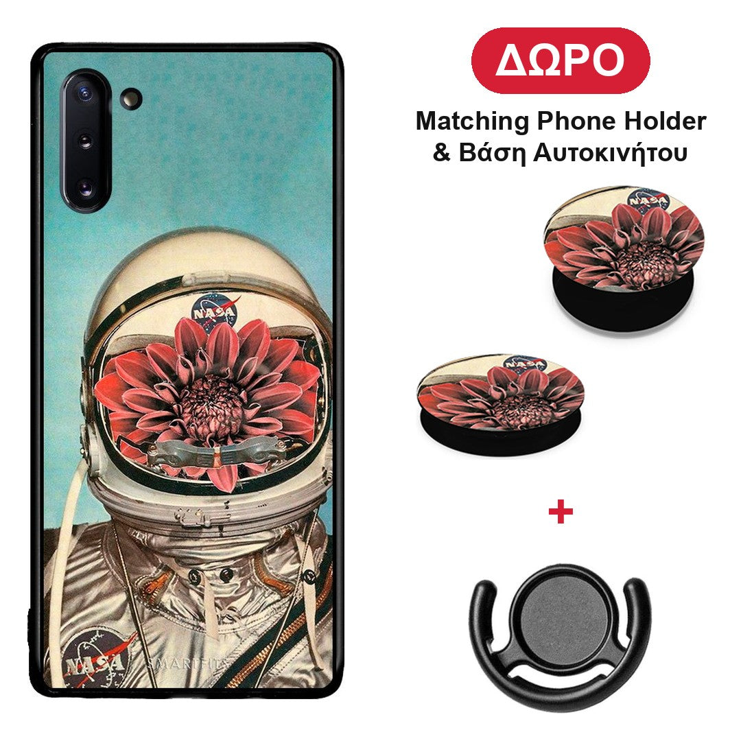 Nasa Bloom - Samsung Galaxy Note 10 θήκη + Δώρο Phone Holder & Βάση Αυτοκινήτου