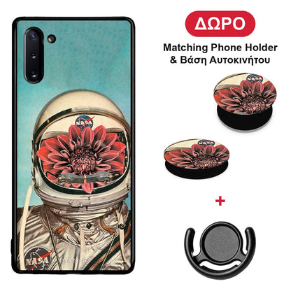 Nasa Bloom - Samsung Galaxy Note 10 θήκη + Δώρο Phone Holder & Βάση Αυτοκινήτου