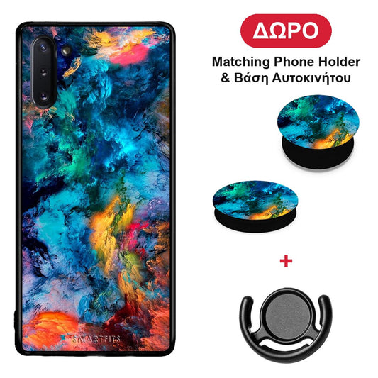 Paint Crayola - Samsung Galaxy Note 10 θήκη + Δώρο Phone Holder & Βάση Αυτοκινήτου
