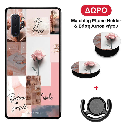 Aesthetic Collage - Samsung Galaxy Note 10+ θήκη + Δώρο Phone Holder & Βάση Αυτοκινήτου