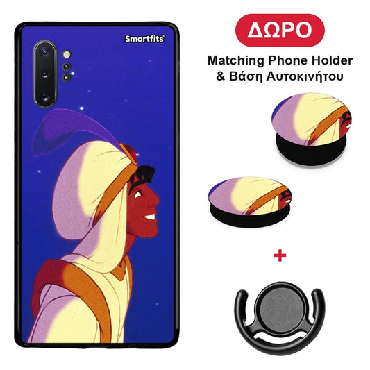 Alladin And Jasmine Love 1 - Samsung Galaxy Note 10+ θήκη + Δώρο Phone Holder & Βάση Αυτοκινήτου