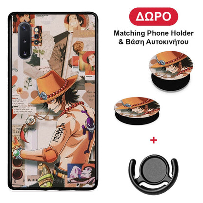 Anime Collage - Samsung Galaxy Note 10+ θήκη + Δώρο Phone Holder & Βάση Αυτοκινήτου