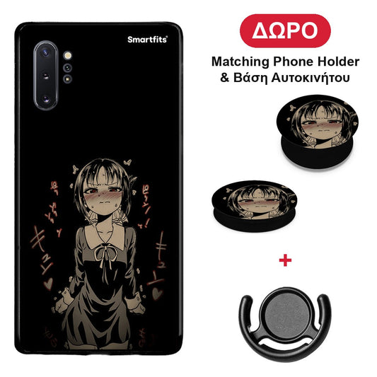 Anime Girl - Samsung Galaxy Note 10+ θήκη + Δώρο Phone Holder & Βάση Αυτοκινήτου