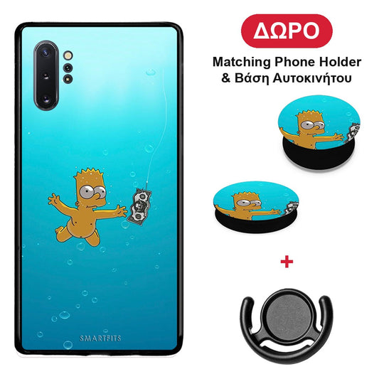 Chasing Money - Samsung Galaxy Note 10+ θήκη + Δώρο Phone Holder & Βάση Αυτοκινήτου