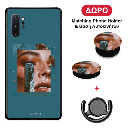 Cry An Ocean - Samsung Galaxy Note 10+ θήκη + Δώρο Phone Holder & Βάση Αυτοκινήτου