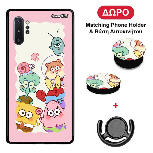 Cute Companion - Samsung Galaxy Note 10+ θήκη + Δώρο Phone Holder & Βάση Αυτοκινήτου